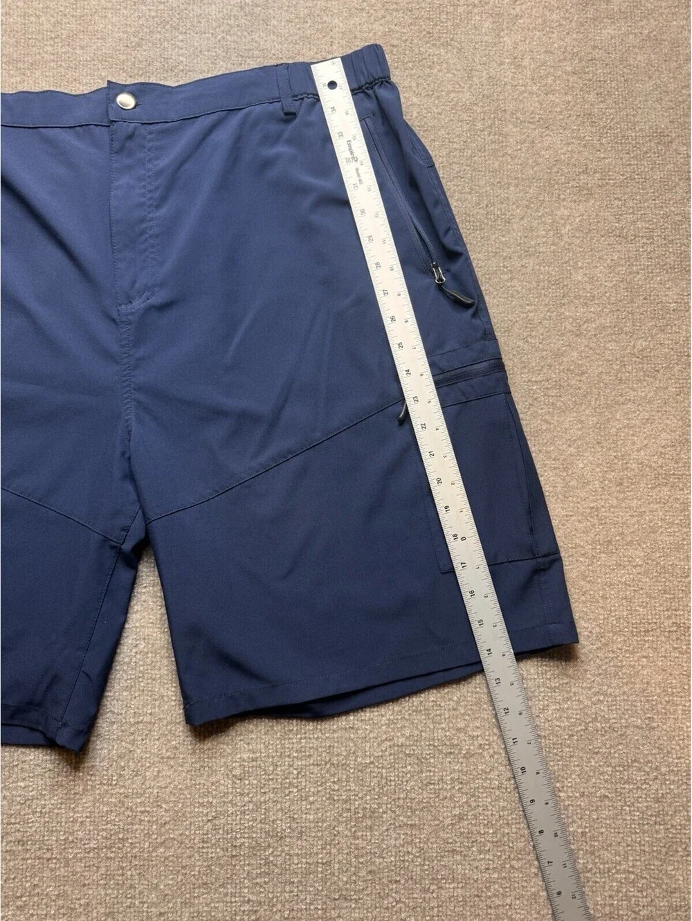Pudolla Men's 3X Outdoor Navy Blue Hybrid Shorts XXXL (976)